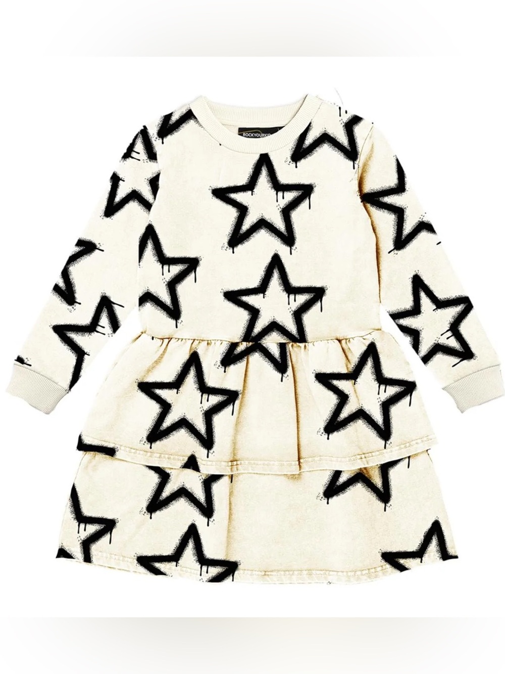 ROCK YOUR BABY Stars Tiered Dress